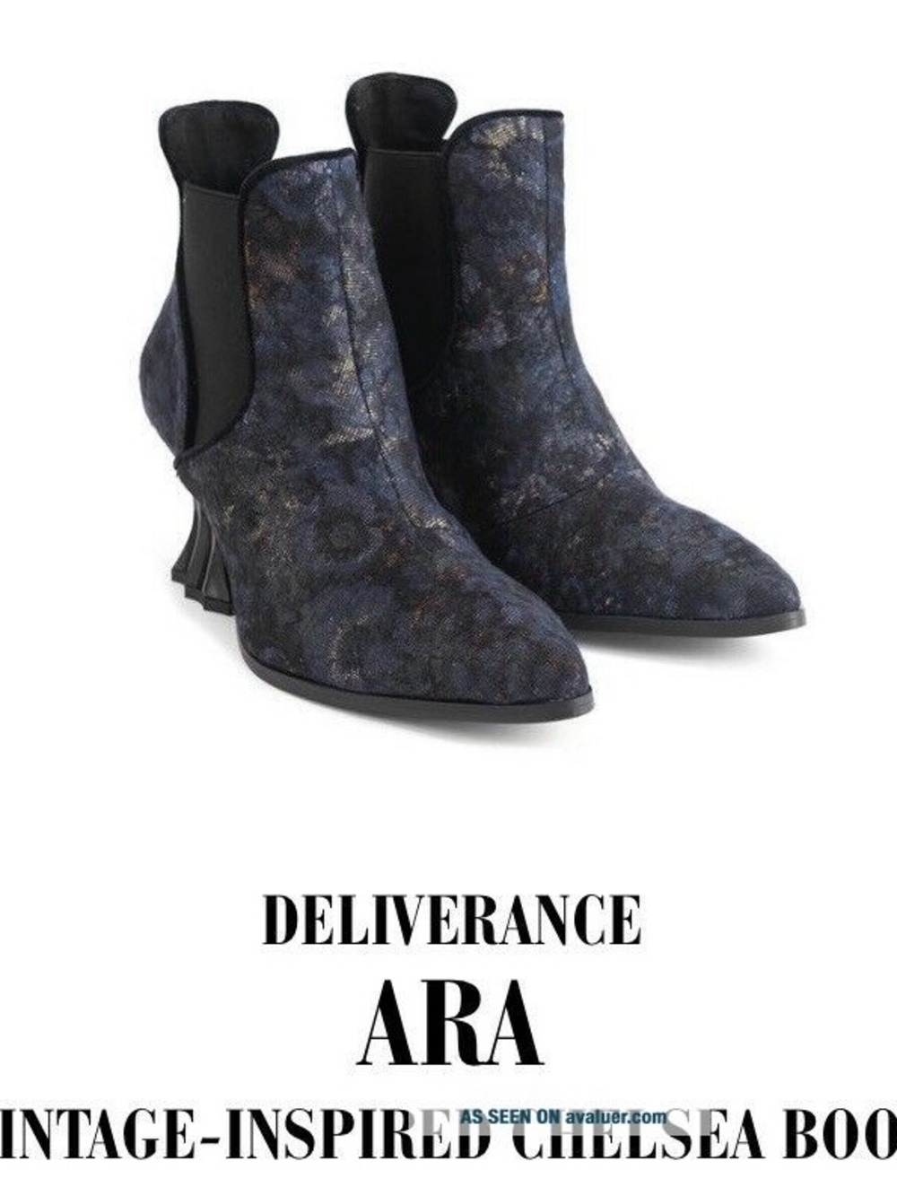 John Fluevog Deliverance Ara Vintage-Inspired Chelsea Boots